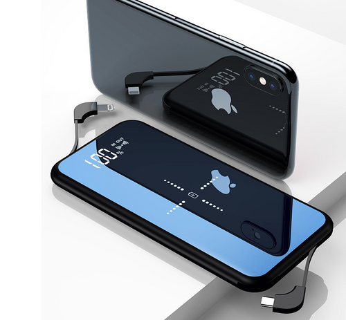 Mirror Wireless Power Bank, Portable Charger